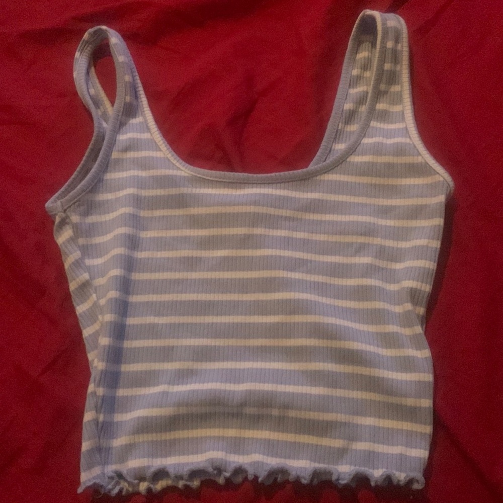 striped Tank Crop top
